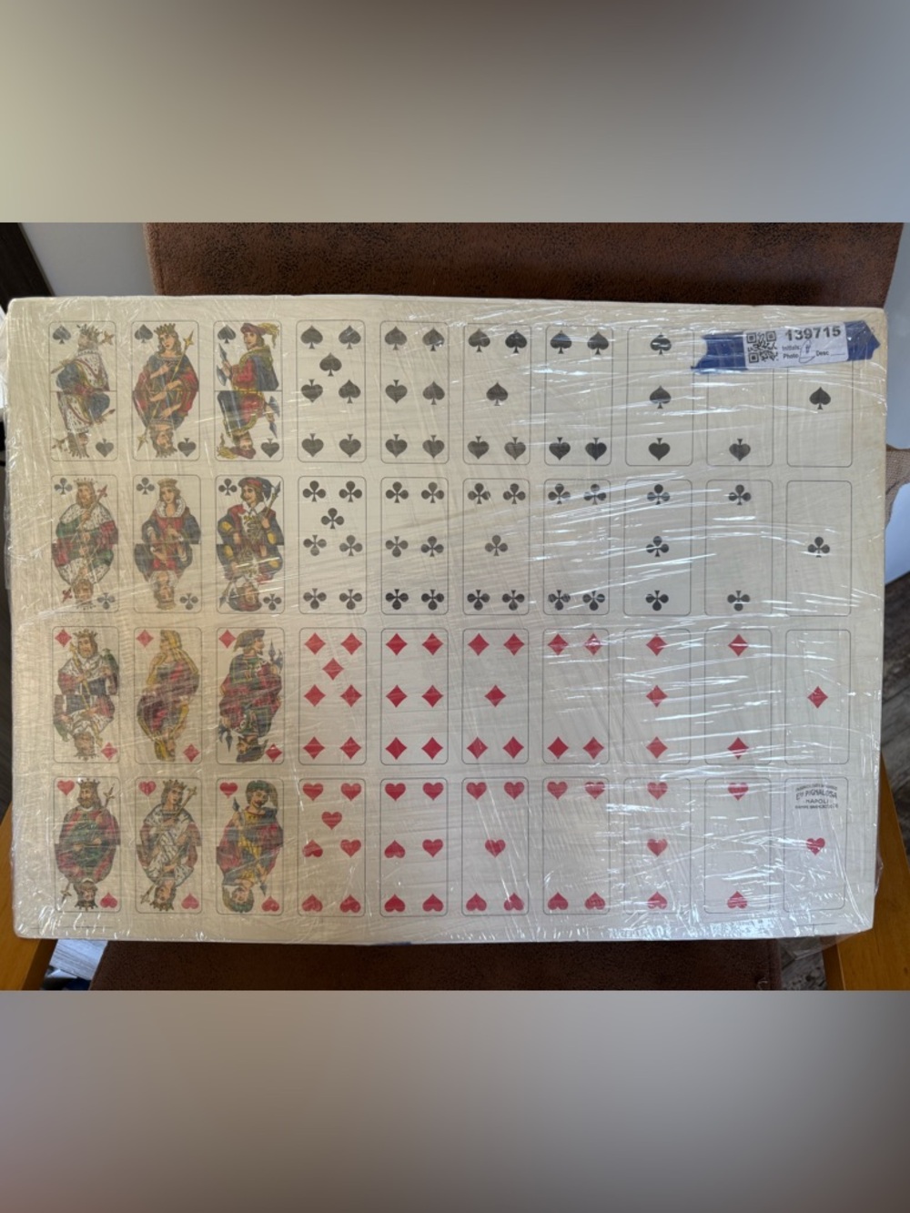 Vintage Italian Original Playing Cards Uncut Pignalosa Napoli Rampe Brancaccio
